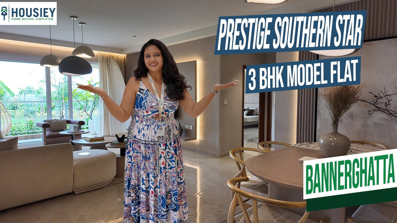 Prestige Group Bannerghatta Road | 3 BHK Model Flat Tour [2025] | Prestige Southern Star