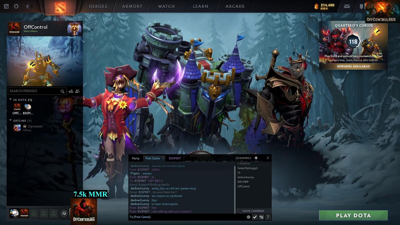 7.5 k peak MMR. Absolute Madness in Dota 2 Ranked 😂🔥 Come Hang Out Live!
