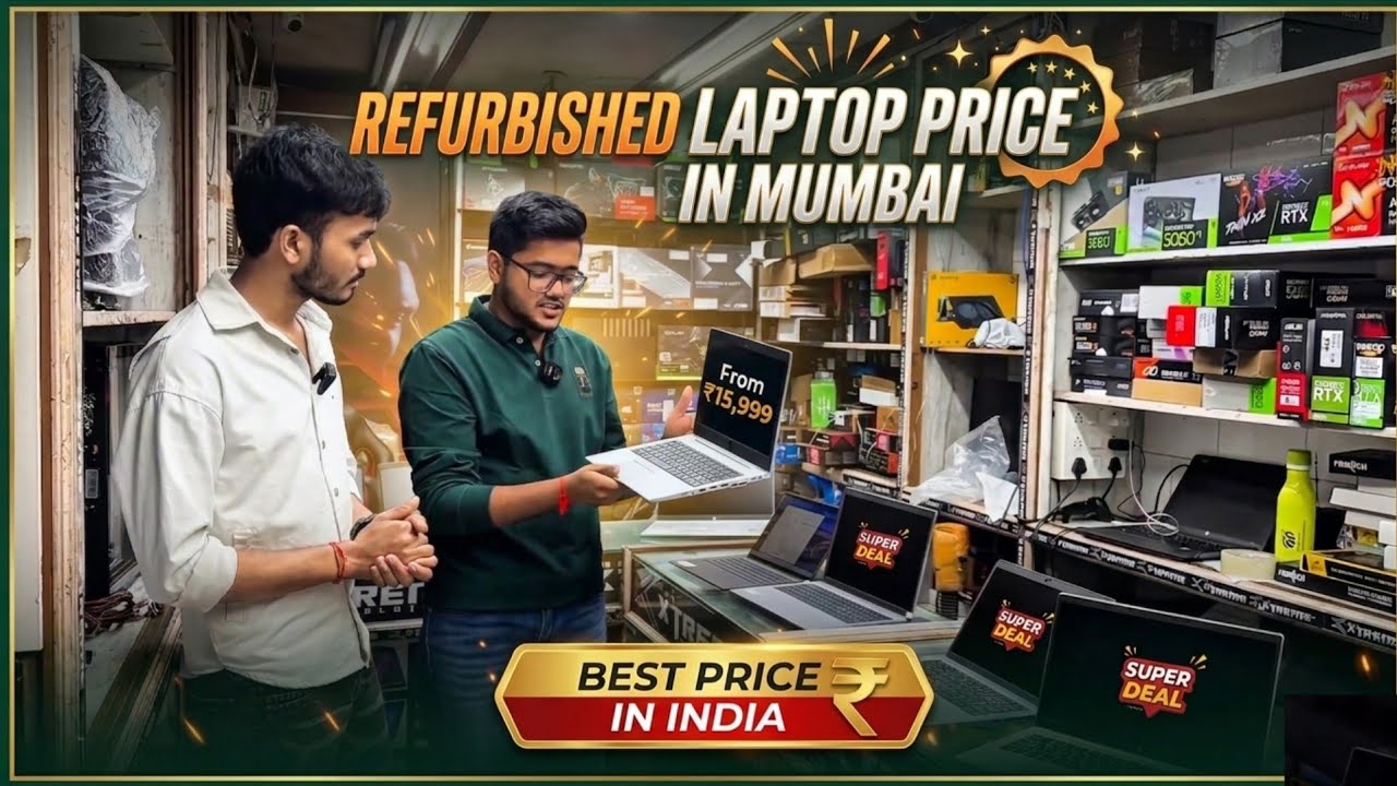 Cheapest Second Hand Laptops in Lamington Road Mumbai 💻 | COD & EMI Available #laptop #lamingtonroad