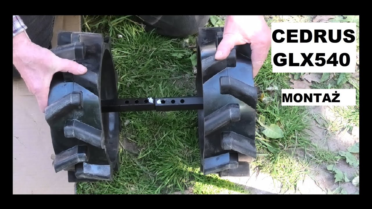 Instruktażowy film o montażu glebogryzarki spalinowej Cedrus GLX540.