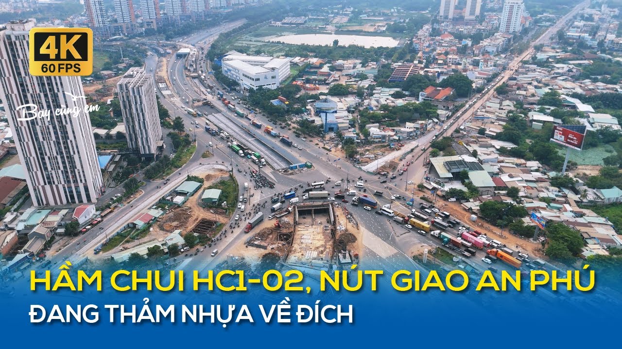 HẦM CHUI HC1-02 DỰ ÁN NÚT GIAO AN PHÚ ĐANG THẢM NHỰA VỀ ĐÍCH