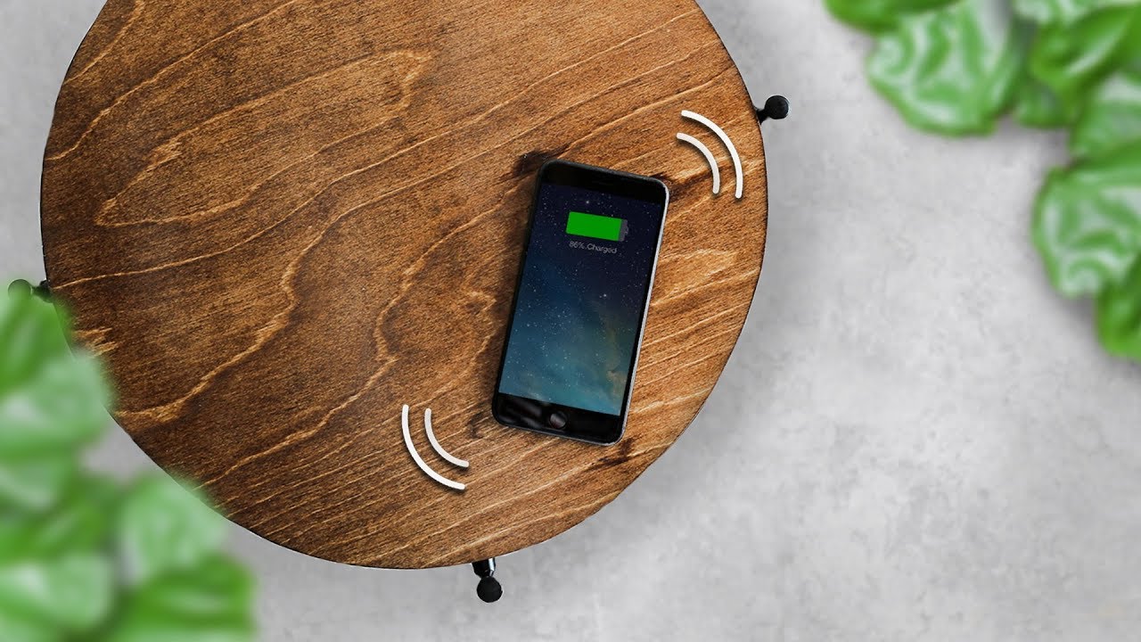 How to Build a Wireless Phone Charging Table (Ikea Hack)