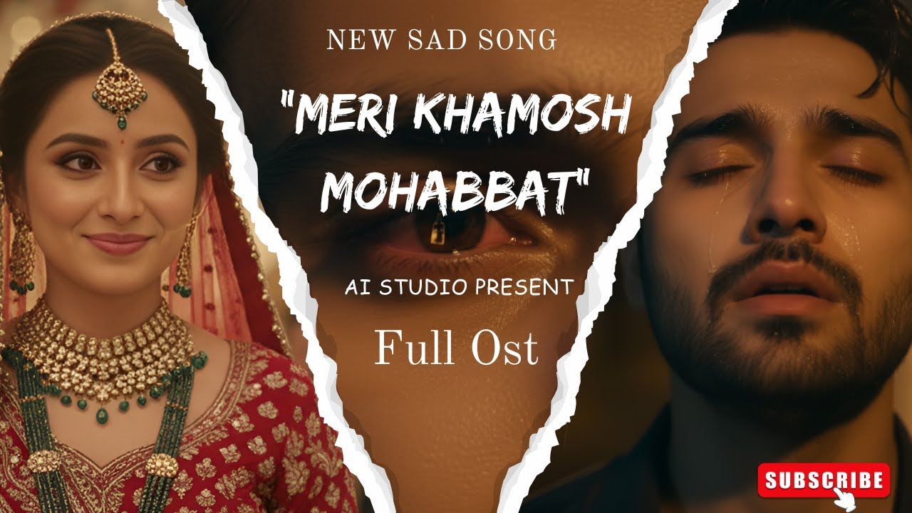 Mere Khamosh Mohabbat  | Official Music Video | Nabeel Shaukat Ali #ai #trending #song