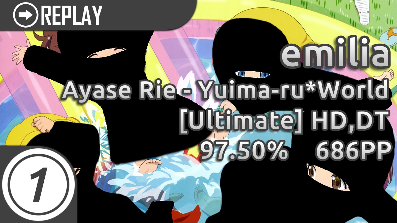 Emilia | Ayase Rie - Yuima-ru*World TVver. [Ultimate] HDDT 97.50% 1 miss 236x | 686pp