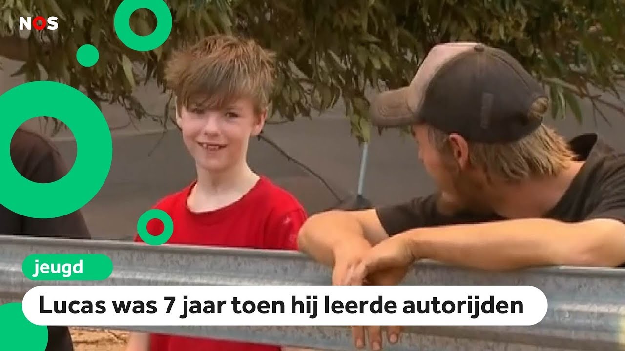 Lucas (12) vlucht met de auto voor bosbranden