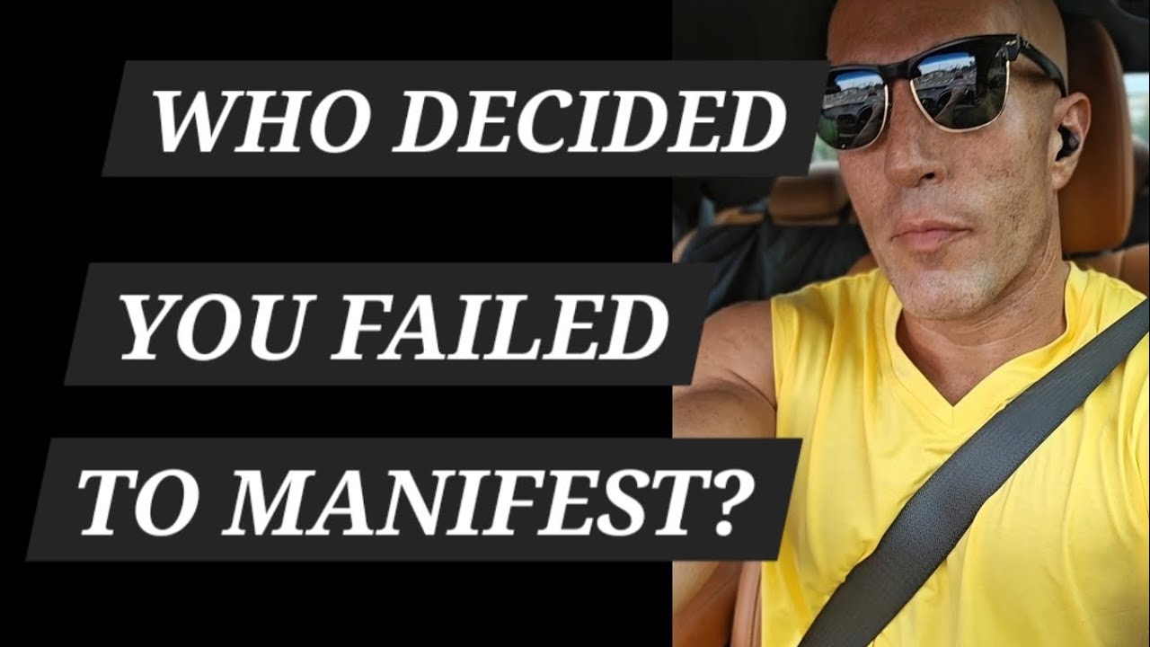 THIS IS WHAT FAILURE TO MANIFEST ACTUALLY IS. TIME TO WAKE UP.