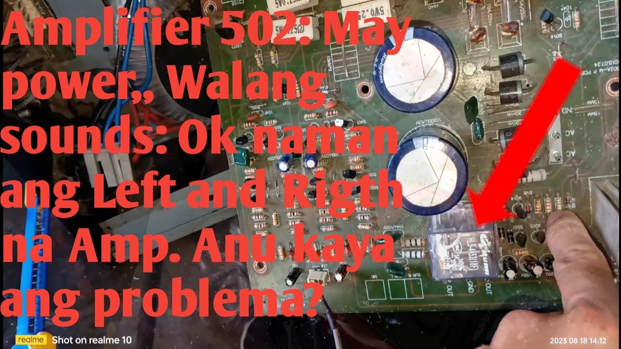 Amplifier: Konzert 502: May power walang sounds: How to repair?