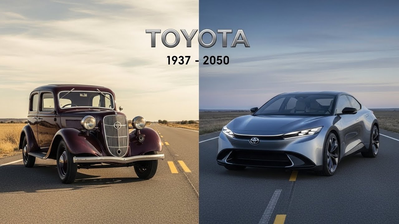 Toyota Car Evolution 1937 to 2050 | From Reliability to Revolution