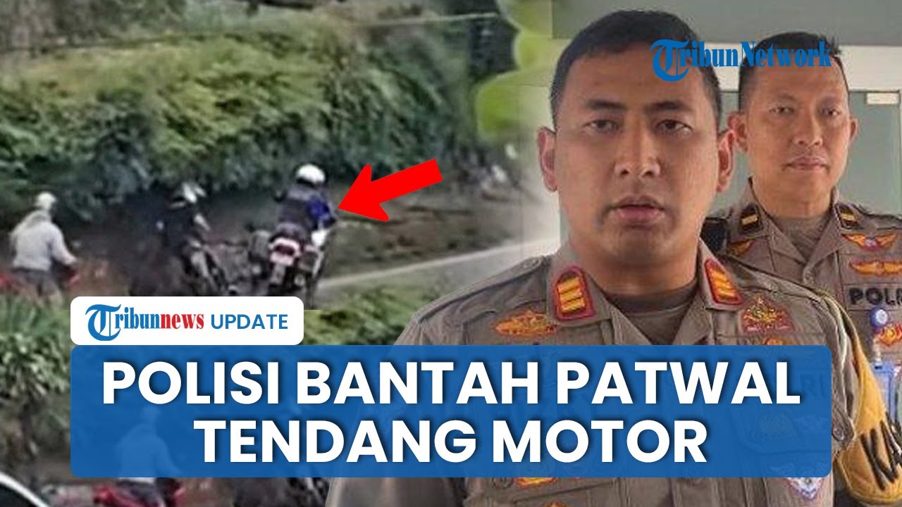 Polres Bogor Bantah Petugas Patwal Arogan Tendang Motor di Puncak: Tersenggol Besi Engine Guard