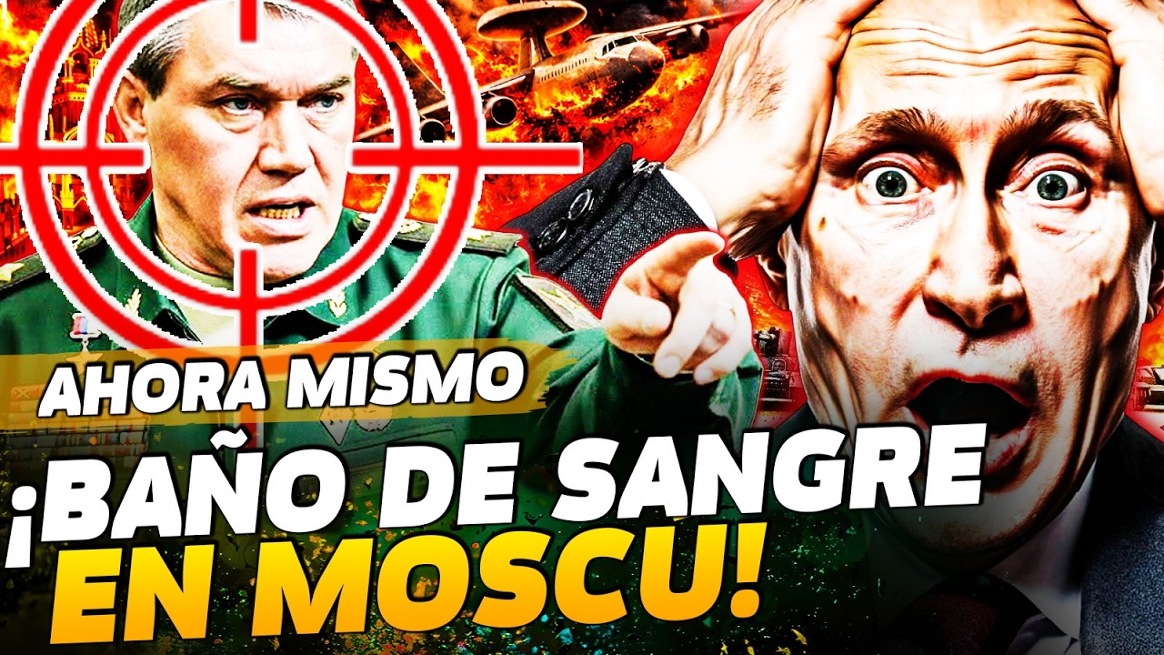 ‼️&iexcl;EL KREMLIN TIEMBLA! &iexcl;TIROTEO EN EL CENTRO DE MOSC&Uacute;! &iexcl;ASESINATO DE UN GENERAL! &iexcl;&iquest;QUI&Eacute;N SIGUE?!