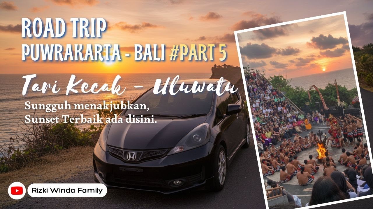Part 5 - Kecak Dance & Sunset at Uluwatu Temple || Roadtrip Purwakarta   Bali || 29 Des 2025