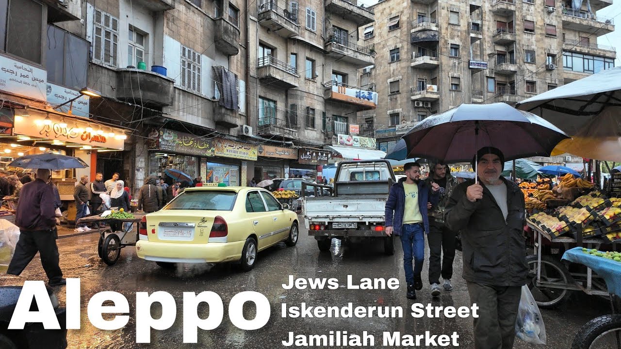 Walking in the Rain in Aleppo, Syria 2024 | حلب, سوريا