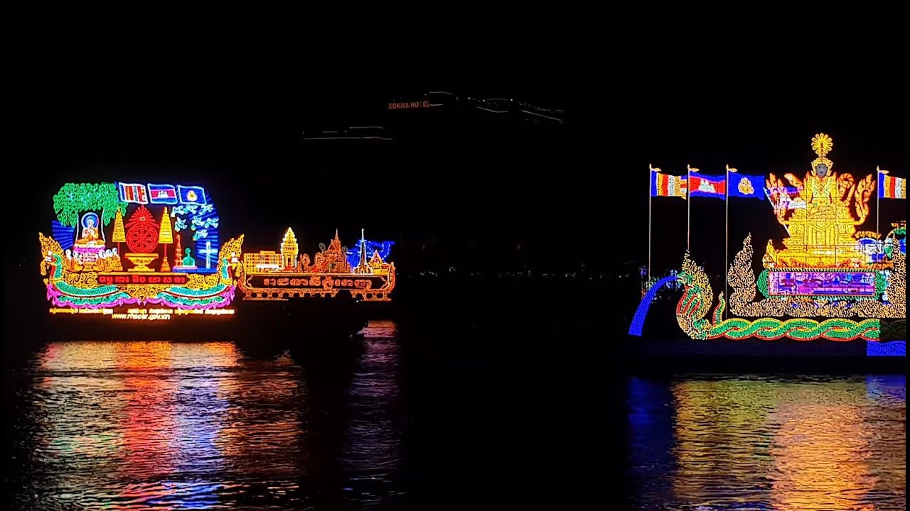 The Most Magical Boat Parade Ever! Water Festival in Cambodia!