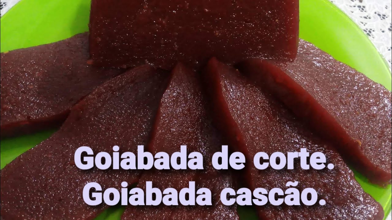 Goiabada cascão ou goiabada de corte.
