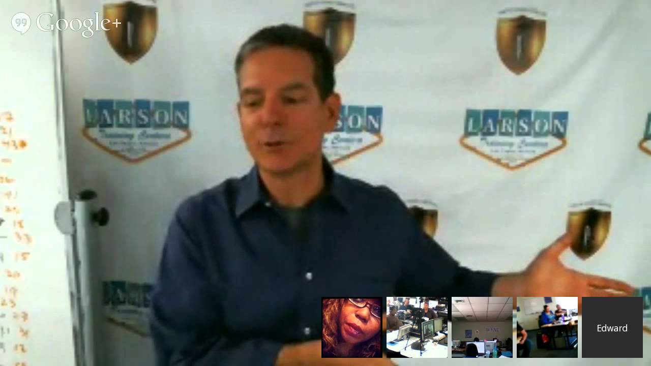 Larson Training Centers (Las Vegas) Google Drive (Day 1) Introduction and Setup