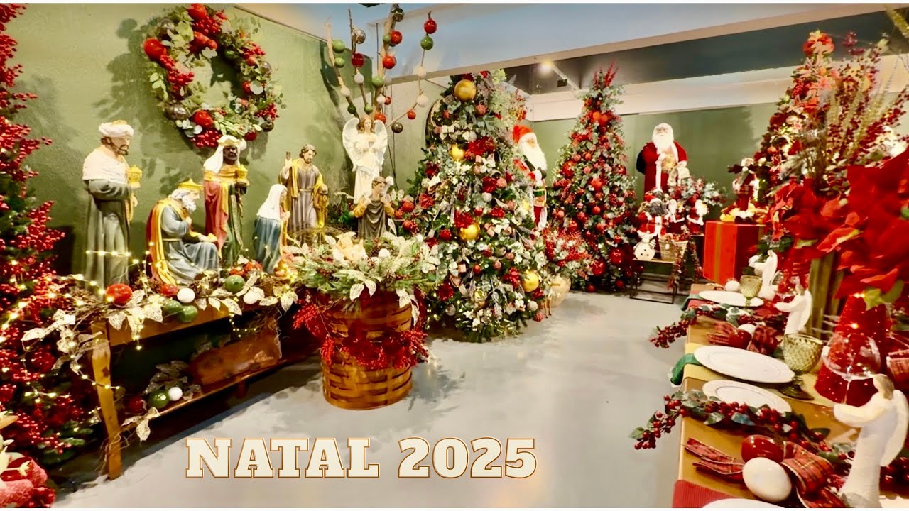 O INCRÍVEL NATAL 2025 NA MAIOR LOJA DE DECORAÇÃO ON DECOR.ONDE ENCONTRAR TUDO DE DECORAÇÃO DE NATAL.
