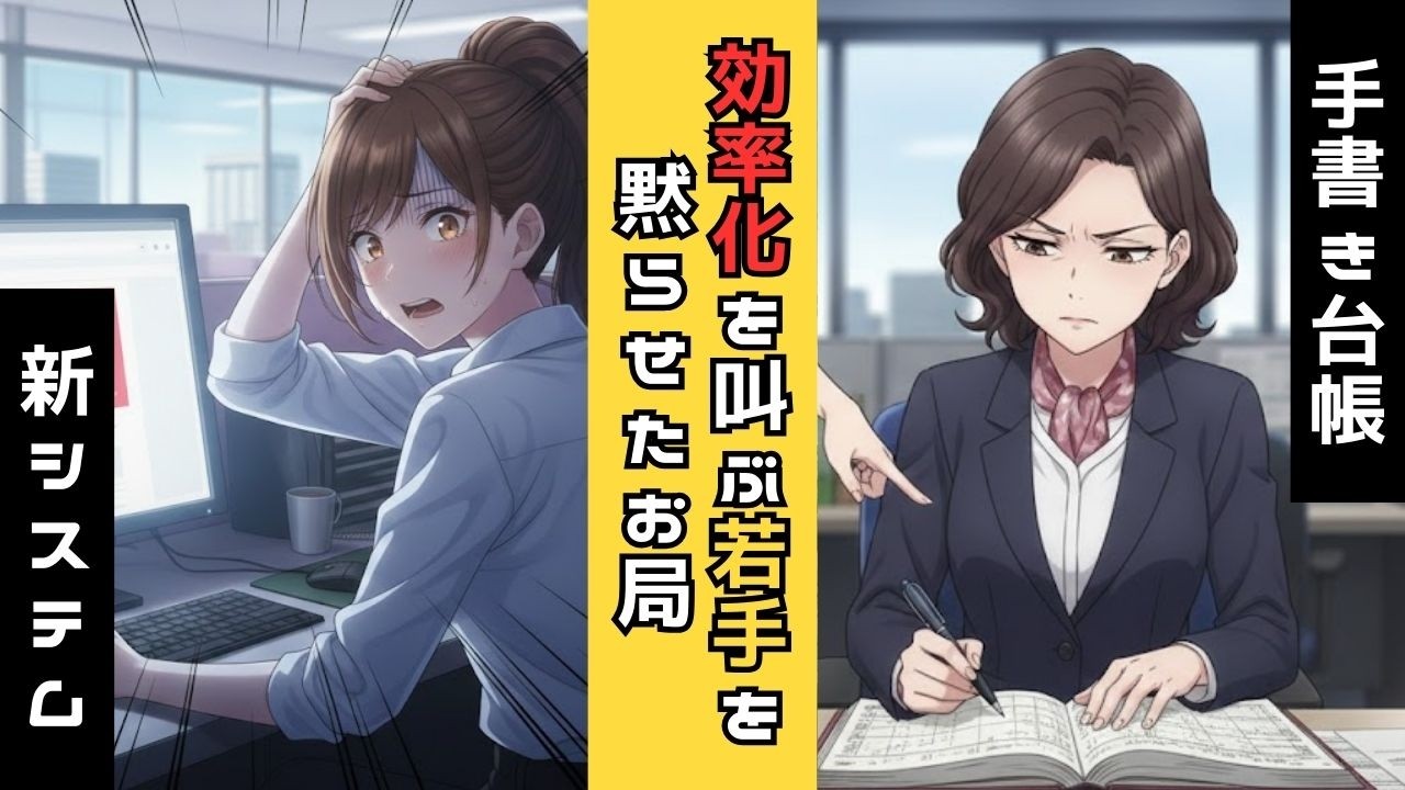 【漫画】古い人間はもういらない？アップデートを拒むお局が、最新システムには真似できない「究極のスキル」を見せつける。