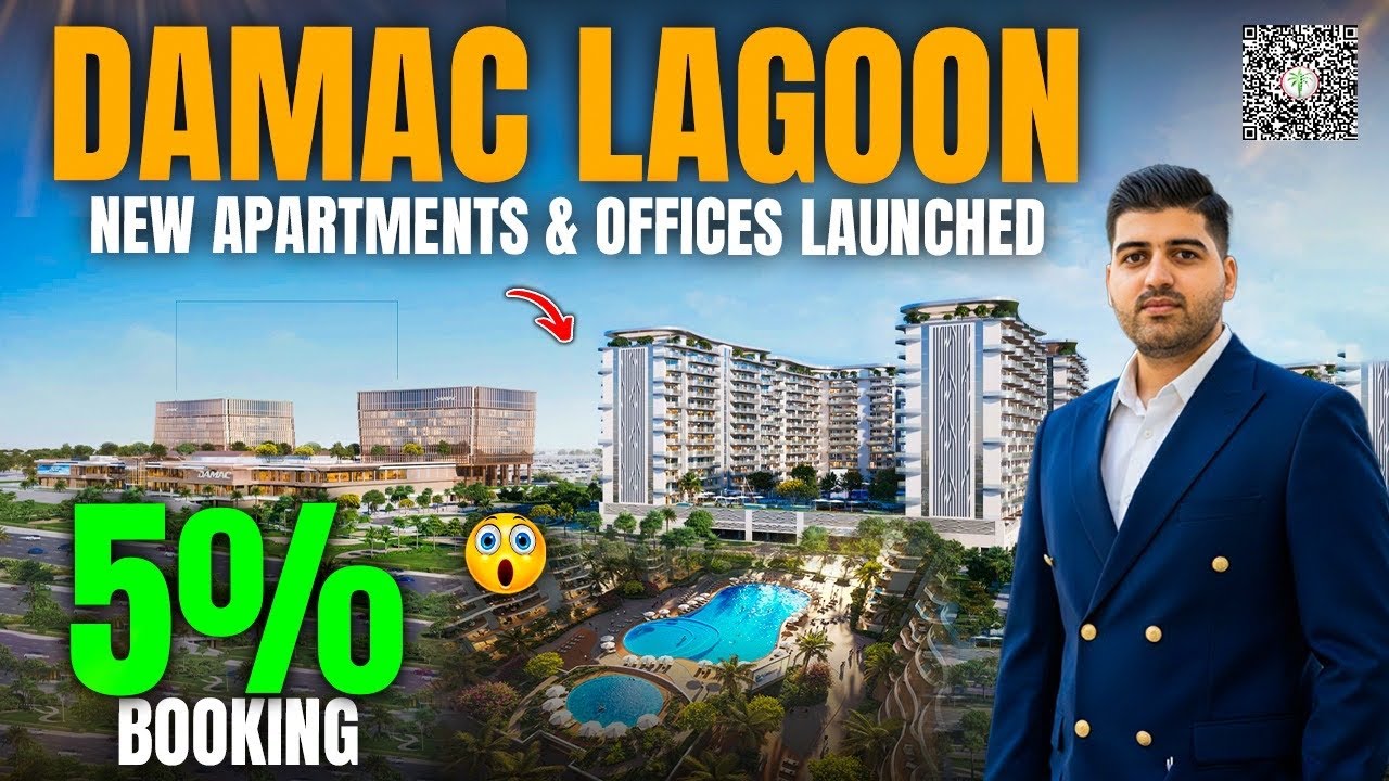 5% Downpayment Offer By Top Developer | Damac Valencia Lagoons | Premium Commercial & Apartments 