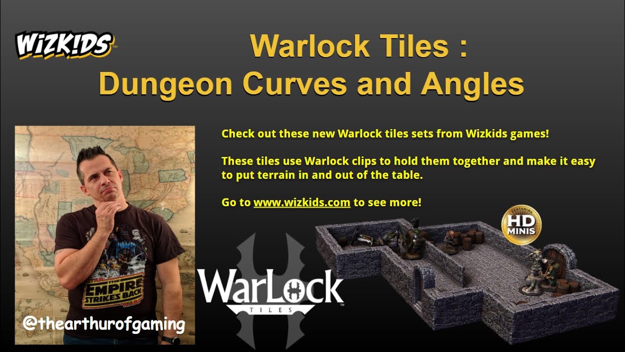 Wizkids - Warlock Tiles Unboxing -  Dungeon Expansion