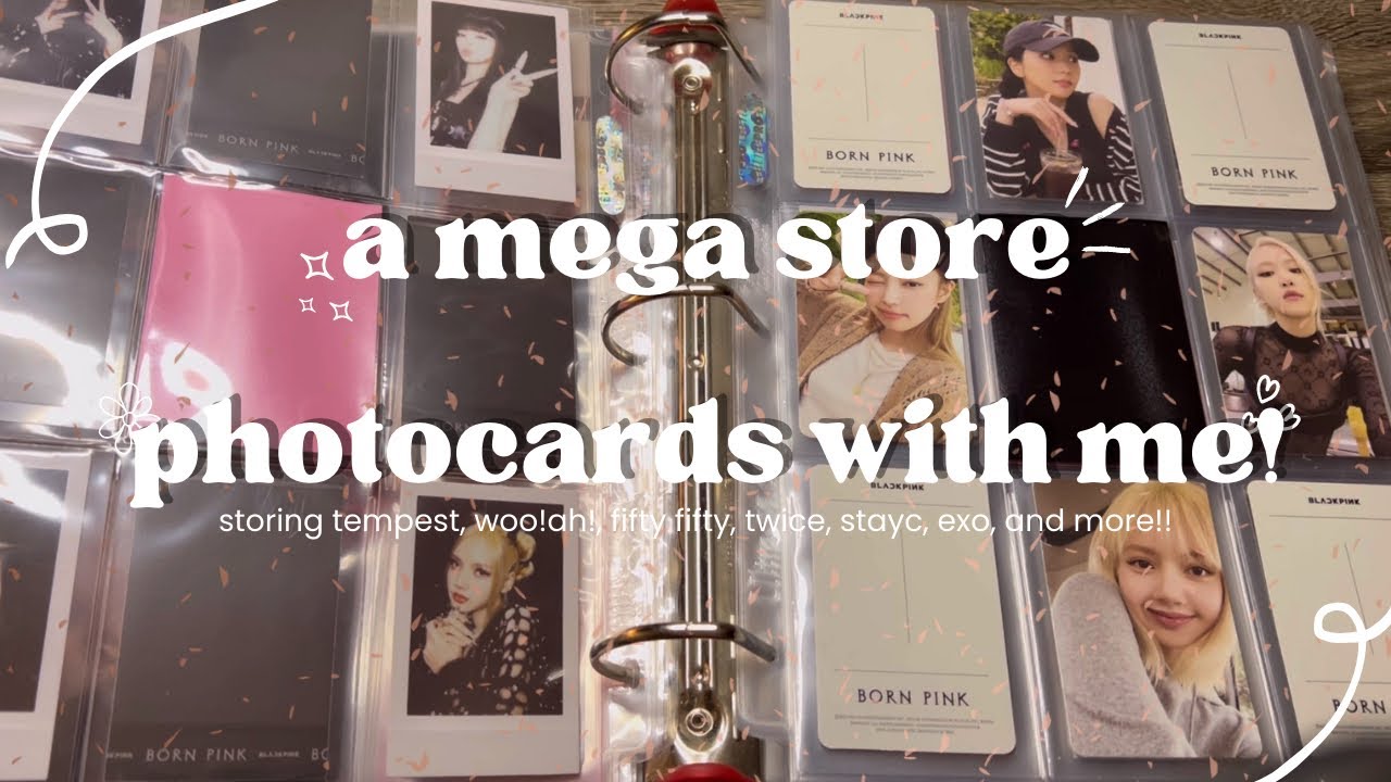 🪻a movie length kpop photocard storing! feat le sserafim,stayc,blackpink + more! | storing vid #12