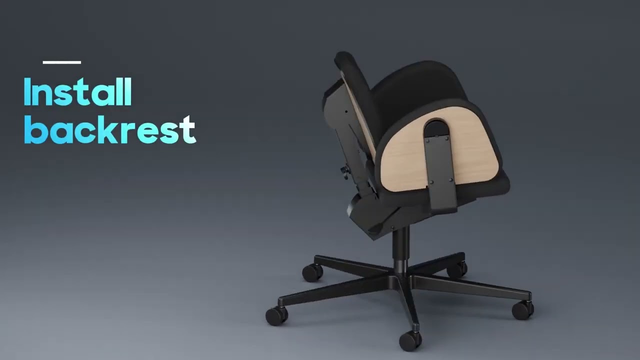 Sitting Cross-Legged All Day? This Adjustable Swivel Chair Is Your Solution.