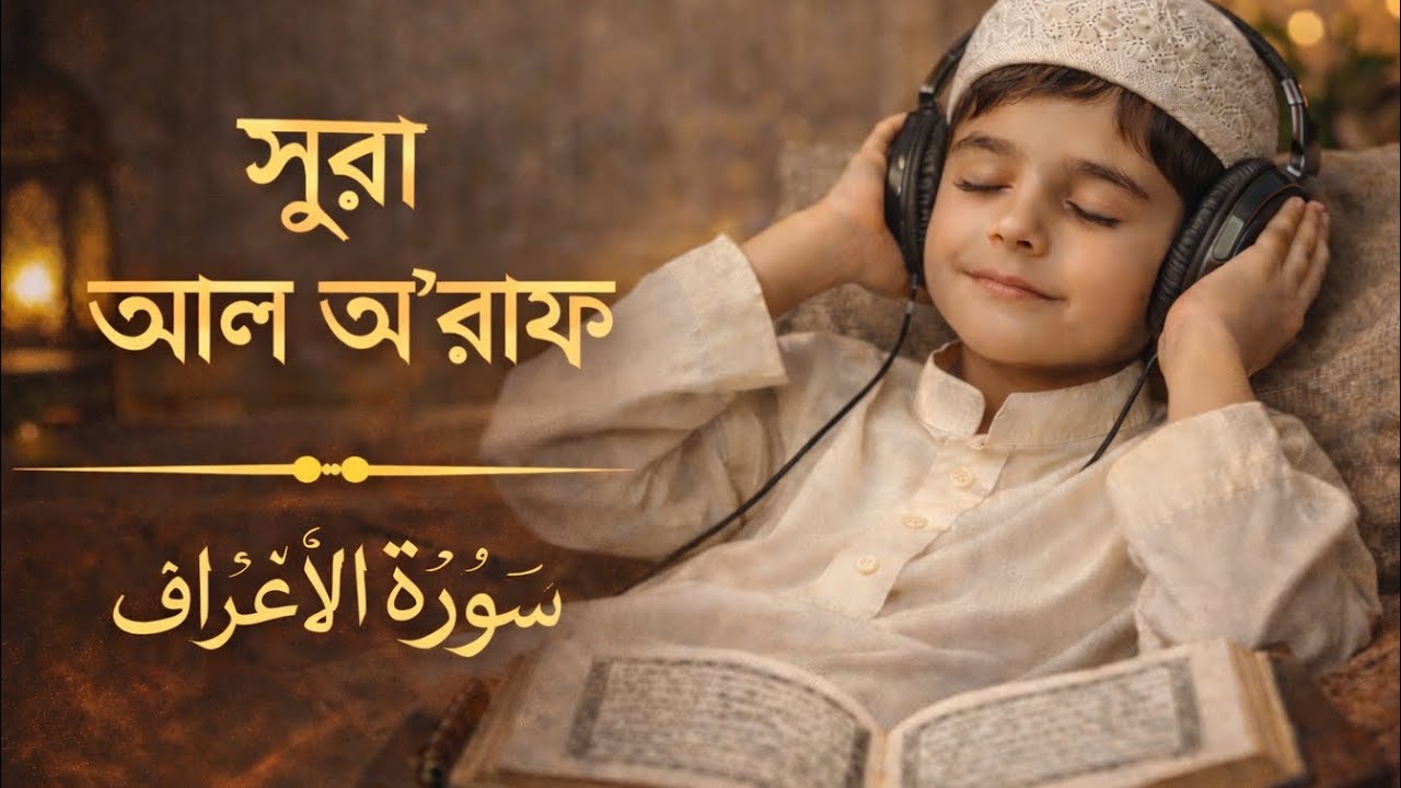 সূরা আল-আ'রাফ পূর্ণাঙ্গ তিলাওয়াত | Surah Al-A'raf Full Recitation | Heart Touching Quran Tilawat |4K