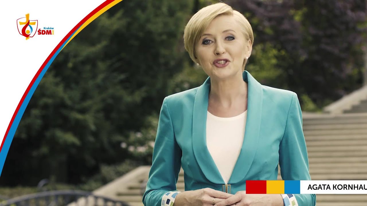Agata Kornhauser-Duda, die Gattin des polnischen Pr&auml;sidenten, l&auml;dt zum Weltjugendtag in Krakau ein