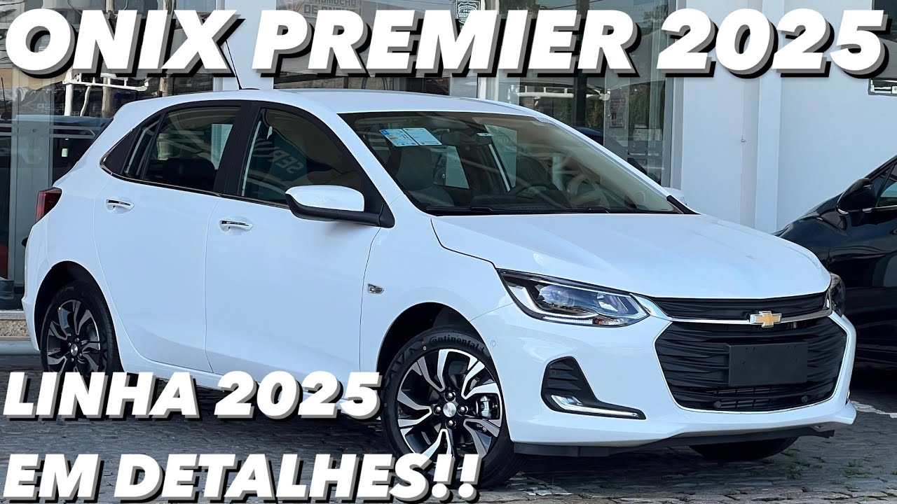 Chevrolet Onix Premier Turbo 2025 - Versão TOP DE LINHA do Onix 2025 EM DETALHES!! (4K)