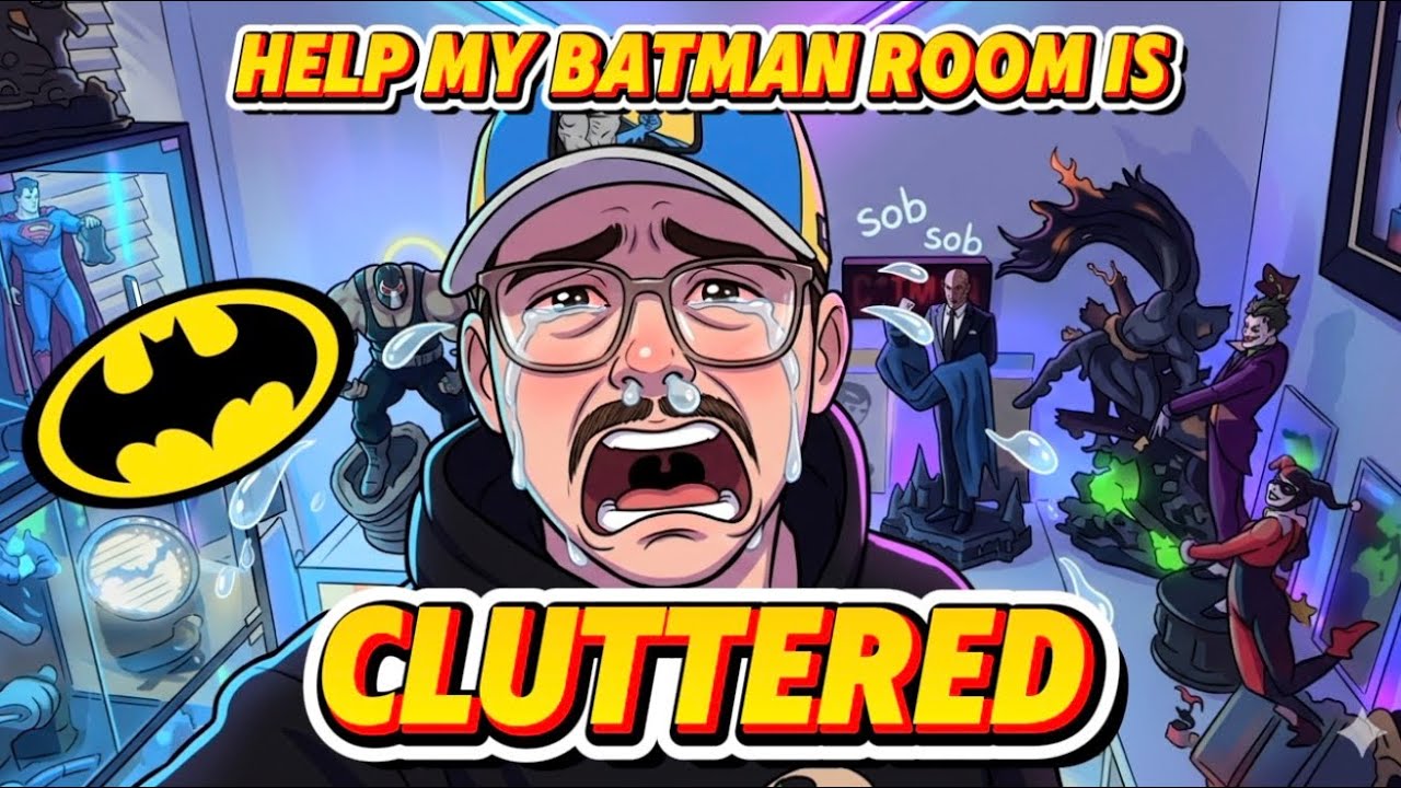 «От беспорядка к уборке» — идеальная перестановка вещей в комнате в стиле Бэтмена!