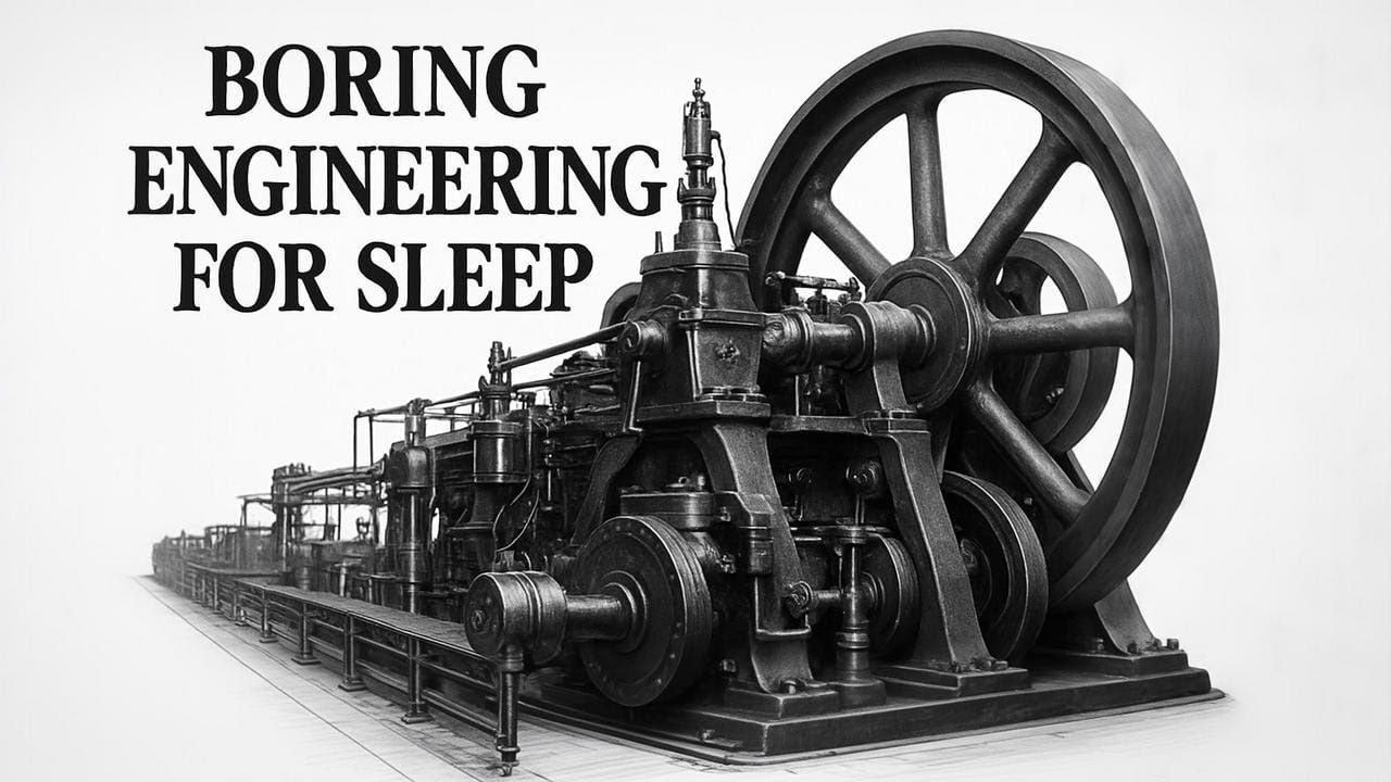 How The Steam Machine Changed The World | Boring Engineering for Sleep