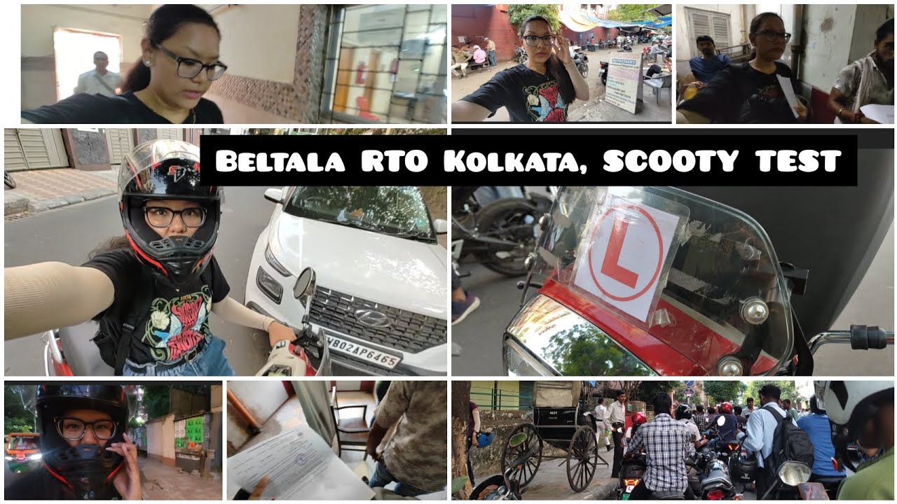 Beltala RTO Kolkata, DRIVING LICENSE TWO WHEELER SCOOTY TEST 👷🏻‍♀️🛵 #rto #kolkata #drivinglicence