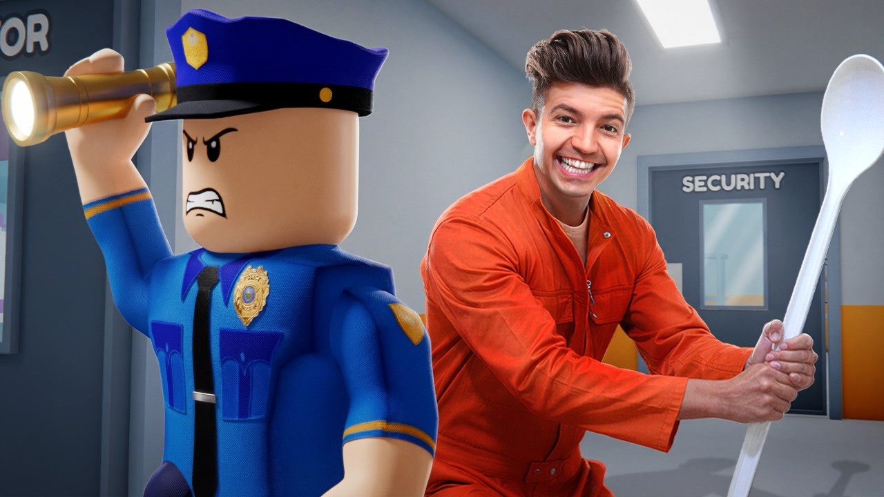 Как сбежать из тюрьмы, используя ТОЛЬКО ЛОЖКУ? [Roblox]