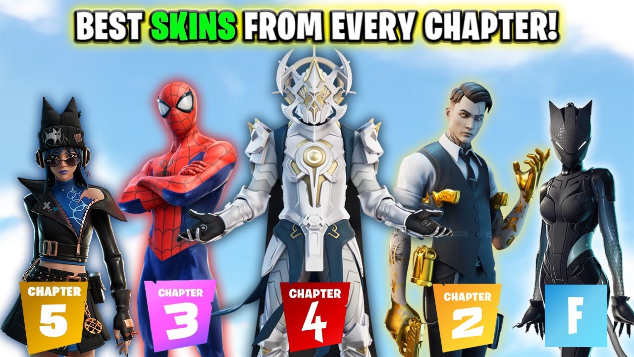 ЛУЧШИЕ облики из КАЖДОЙ главы Fortnite!