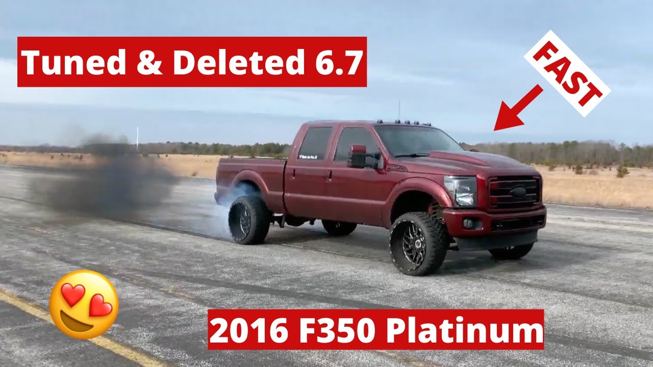 Custom 2016 F350 Platinum 6.7 Tuned and Deleted 0-100