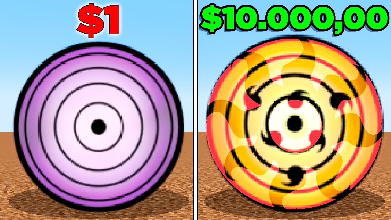 RINNEGAN DO NARUTO de R$1 VS R$10.000