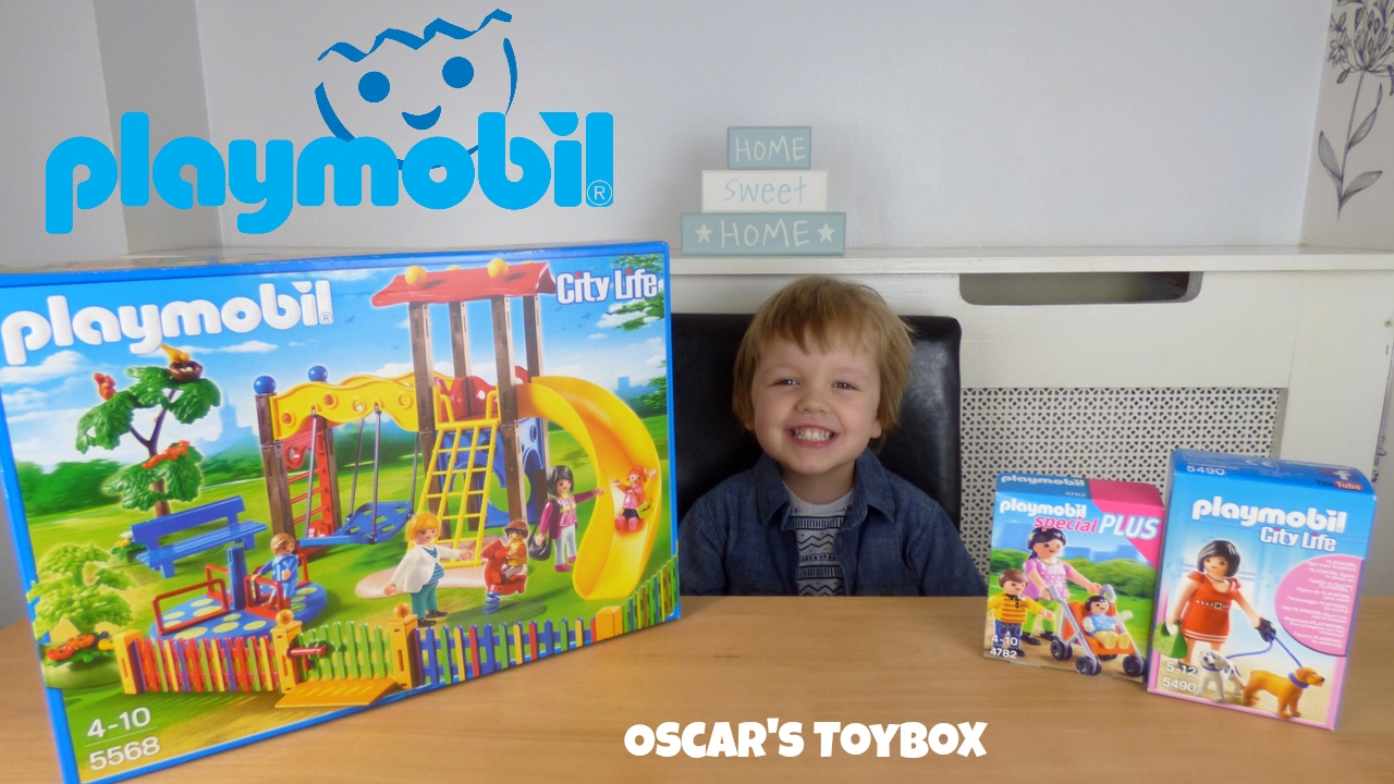 Playmobil City Life Preschool Children's Playground Unboxing and Playtime - Oscar's Toybox