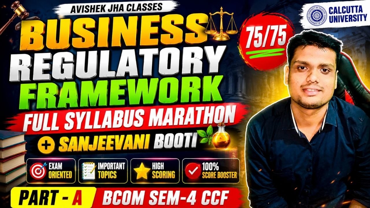 BRF Full Syllabus Marathon Part A| Sanjeevni Booti Suggestions | Bcom Sem 4 CCF | Calcutta Universit