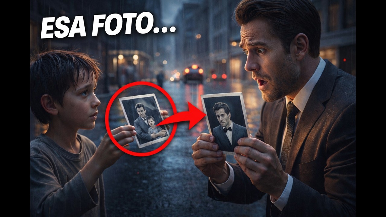 El Niño Pobre Llegó Con Una Foto... El Millonario No Podía Creer Lo Que Revelaba