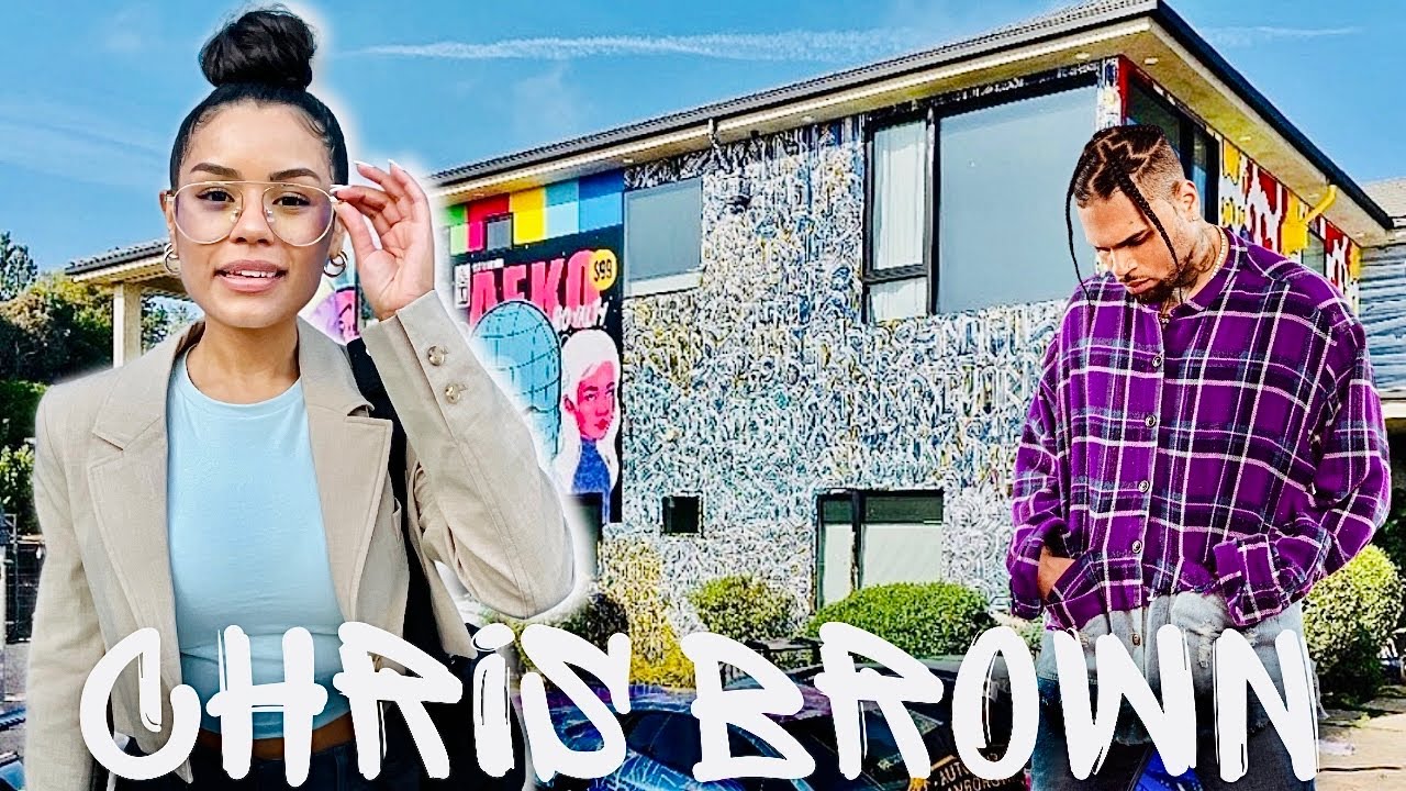 Fui na casa do CHRIS BROWN (a gente viu ele)