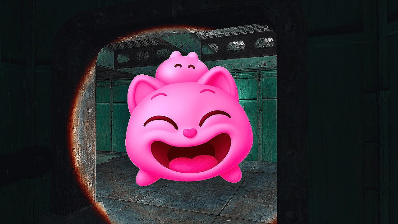 I Spotted a LAUGHING PINK Ninimo and CHASED me in Garry's Mod Nextbots