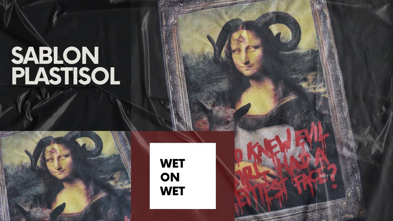 Proses Sablon raster Plastisol WET ON WET