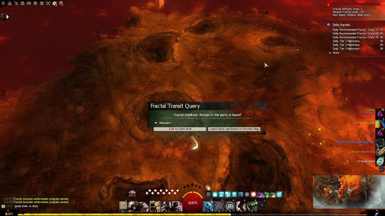 Guild Wars 2 - Completing PvE Dailies 2026-02-04 (Complete 1 Fractal)