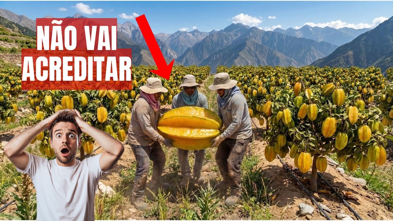 Ninguém imaginava o que aconteceria se plantassem carambolas nas colinas do Peru… O resultado Chocou