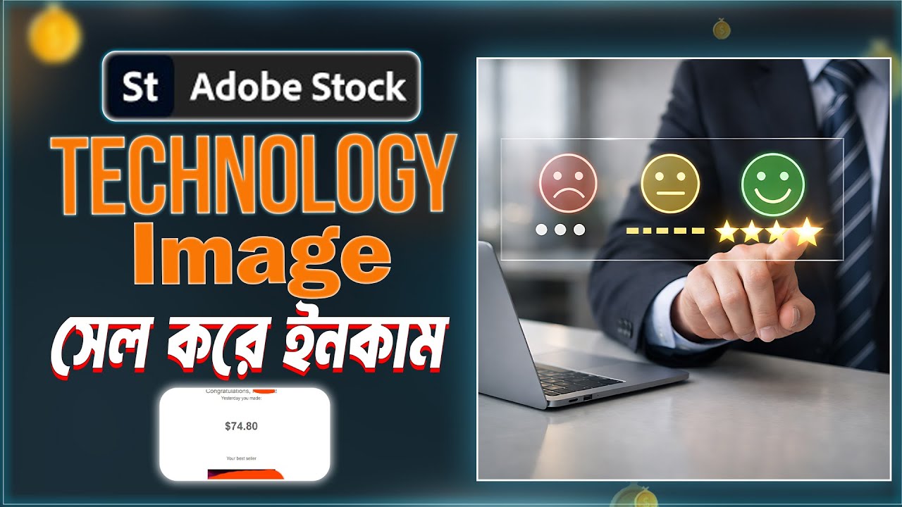 Adobe Stock Technology Image  সেল করে ইনকাম ⚡ Make Money on Adobe Stock 2026 ⚡ Earn Money Using AI