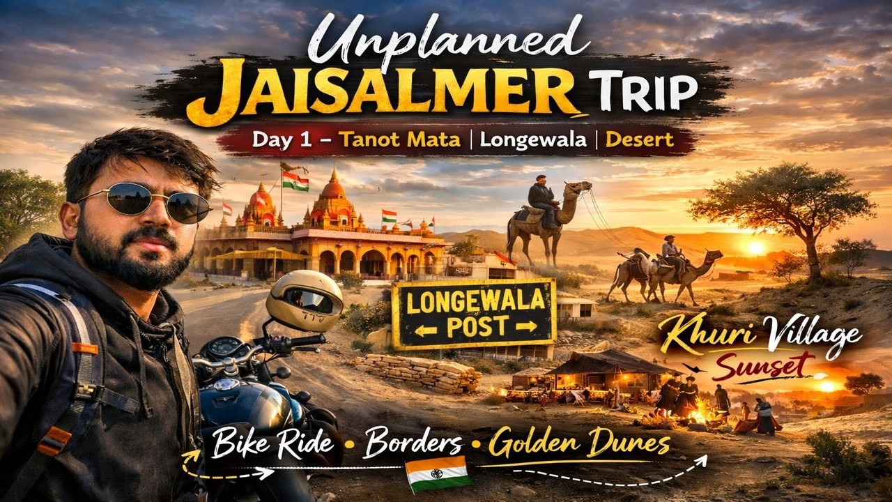 Jaisalmer tour vlog | The Unplanned Jaisalmer Trip | Jaisalmer tourist Places | Sam desert
