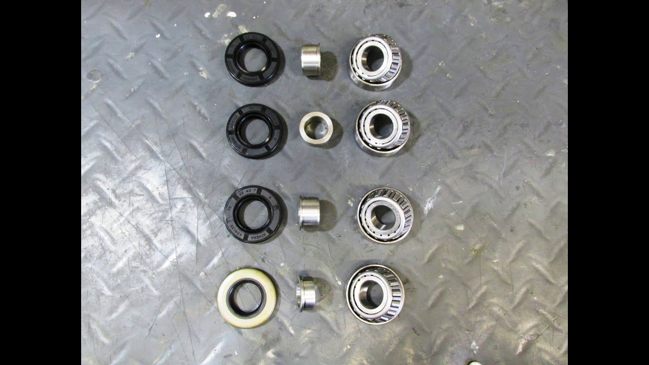 1983 BMW R100RS Replace Wheel Bearings And Set Bearing Preload