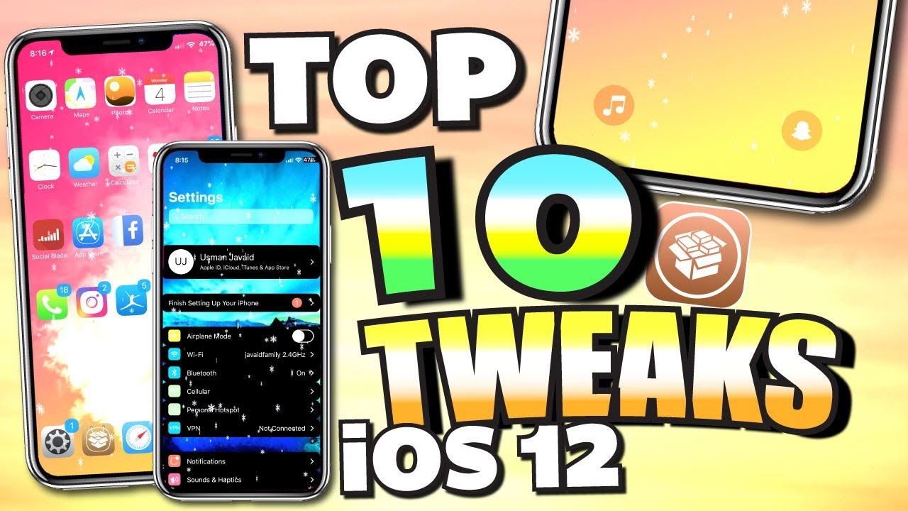 TOP Cydia/Jailbreak TWEAKS For iOS 12 - 12.1.2 Unc0ver Jailbreak (iPhone, iPad, iPod Touch) - PART 2