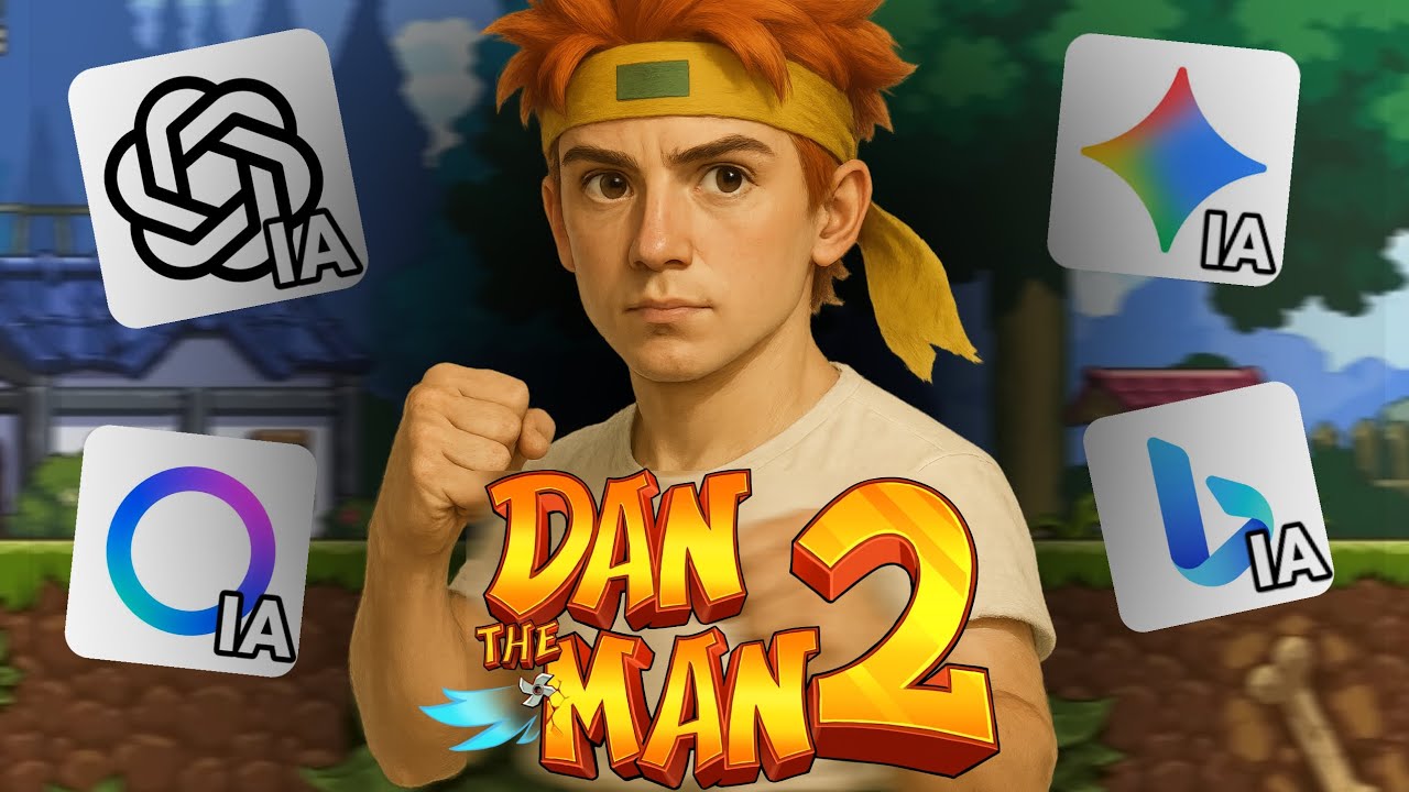 CRIEI o DAN THE MAN 2 com VARIAS I.A 