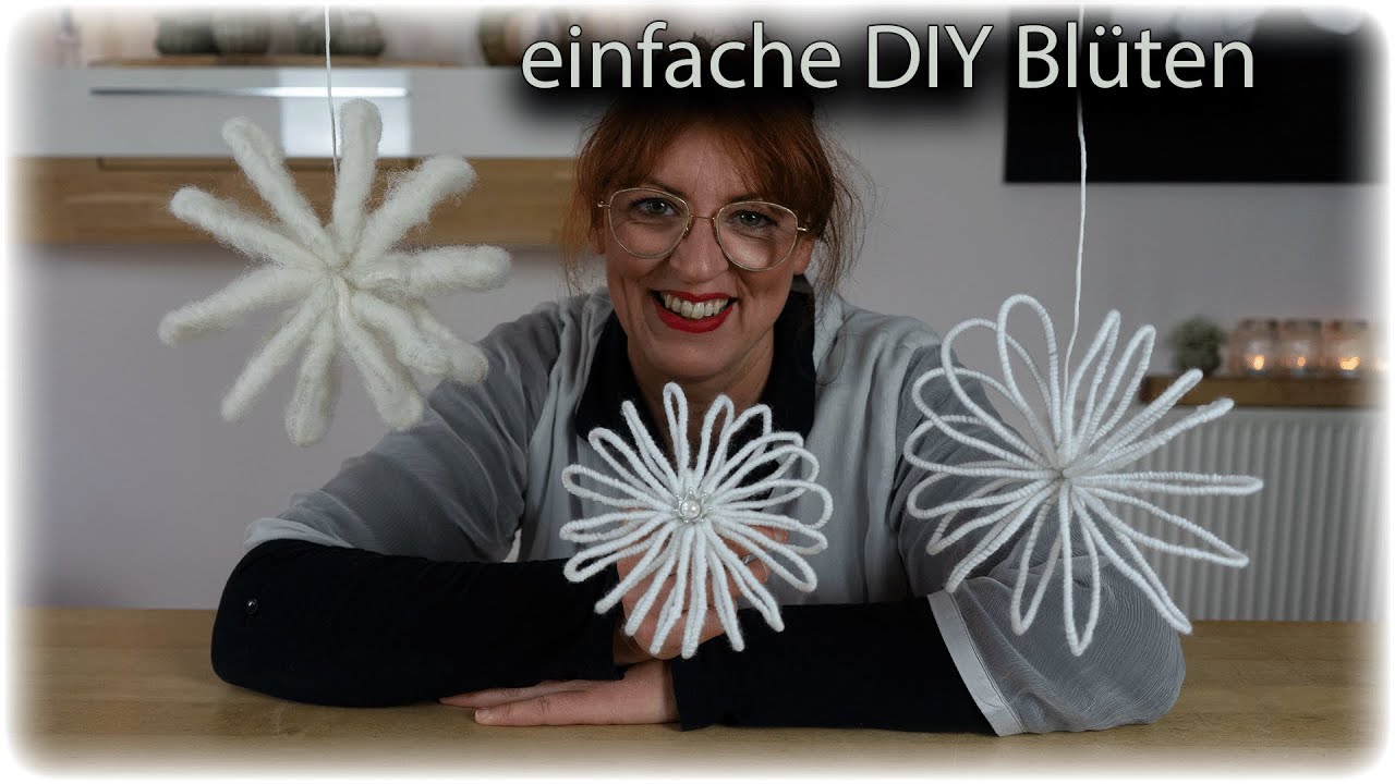 Blüten ganz einfach selber machen🌸🌸mit wenig Aufwand gestalten