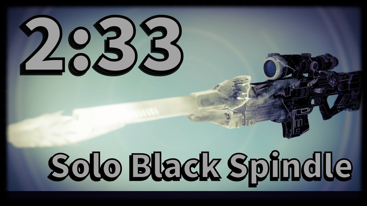 Solo Black Spindle in 2:33 (World Record)